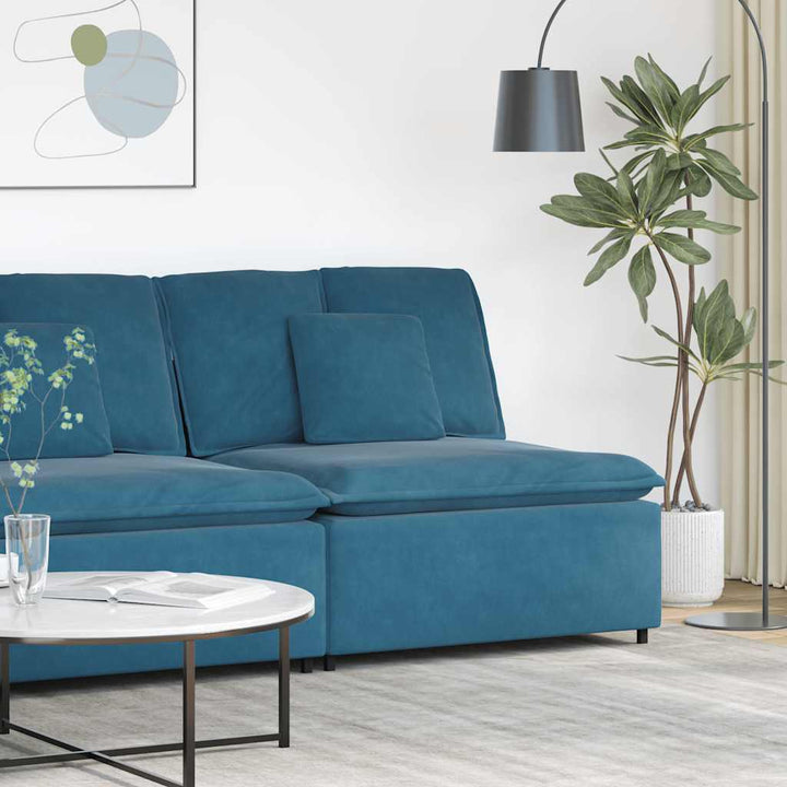 Modulär Soffa Armstödsändmodul Med Dynor 100 Cm
