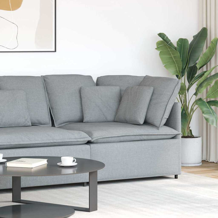 Modulär Soffa Armstödsändmodul Med Dynor 100 Cm