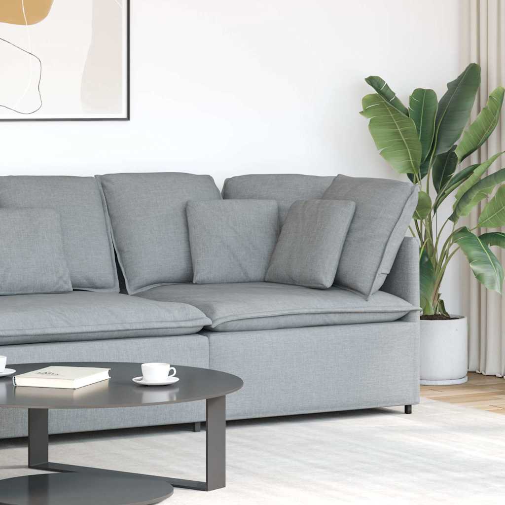 Modulär Soffa Armstödsändmodul Med Dynor 100 Cm