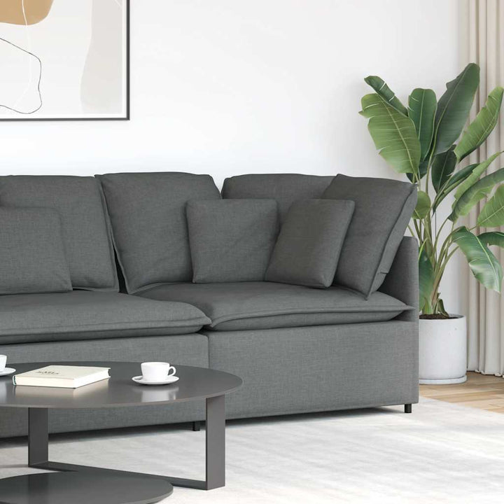 Modulär Soffa Armstödsändmodul Med Dynor 100 Cm