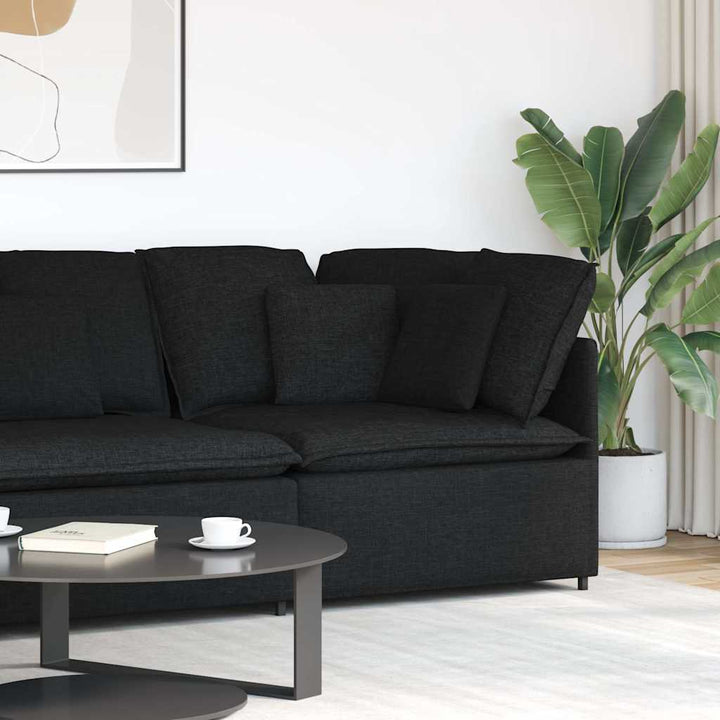 Modulär Soffa Armstödsändmodul Med Dynor 100 Cm