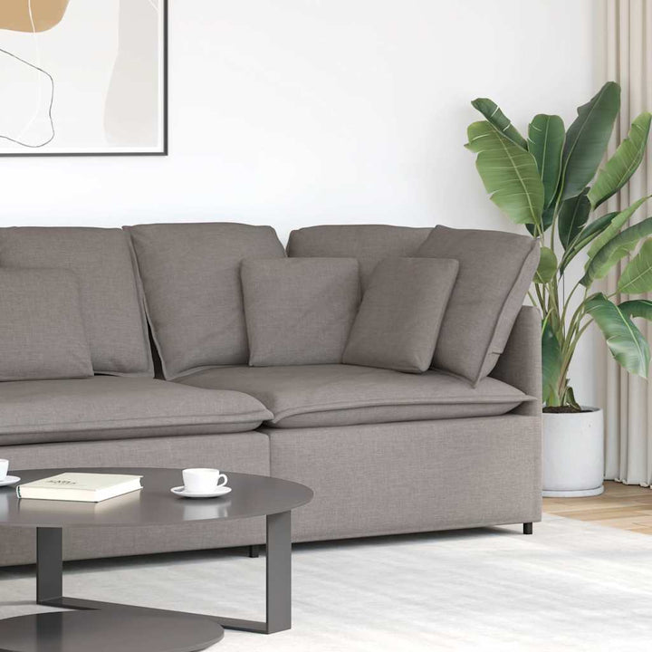 Modulär Soffa Armstödsändmodul Med Dynor 100 Cm