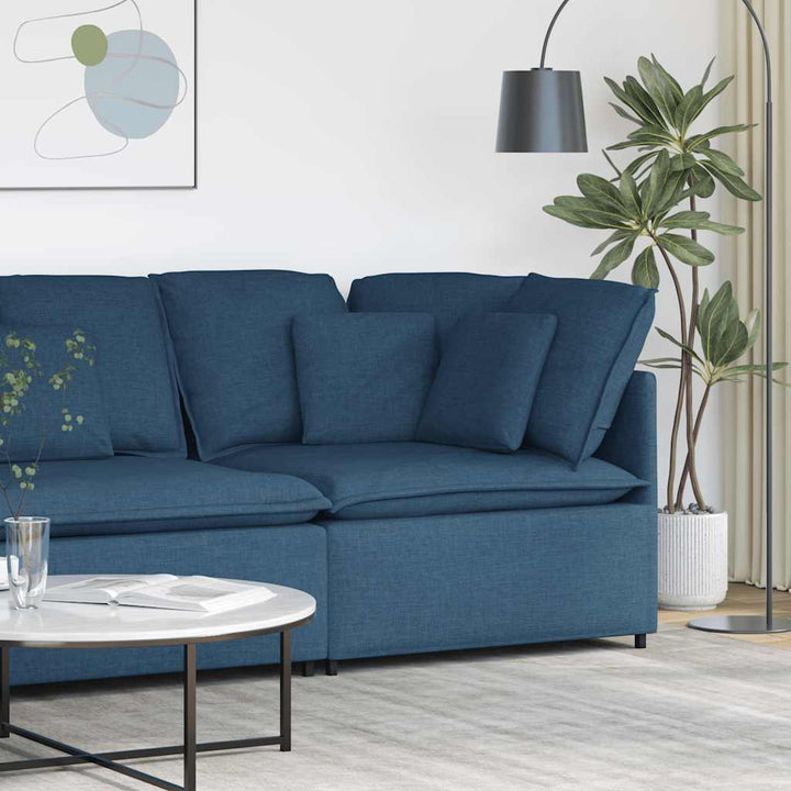 Modulär Soffa Armstödsändmodul Med Dynor 100 Cm