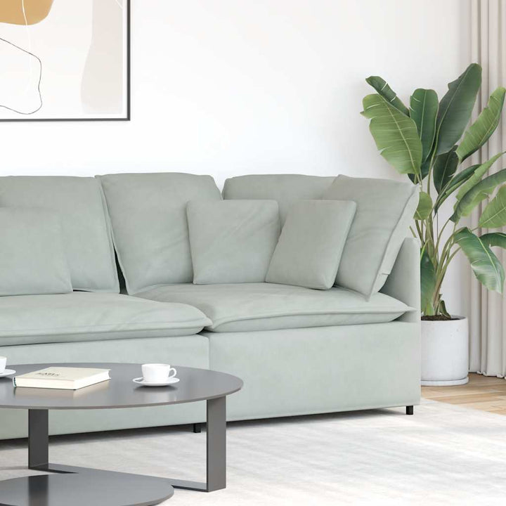 Modulär Soffa Armstödsändmodul Med Dynor 100 Cm