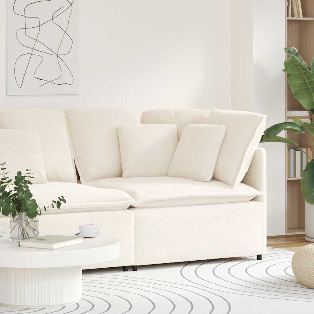 Modulär Soffa Armstödsändmodul Med Dynor 100 Cm