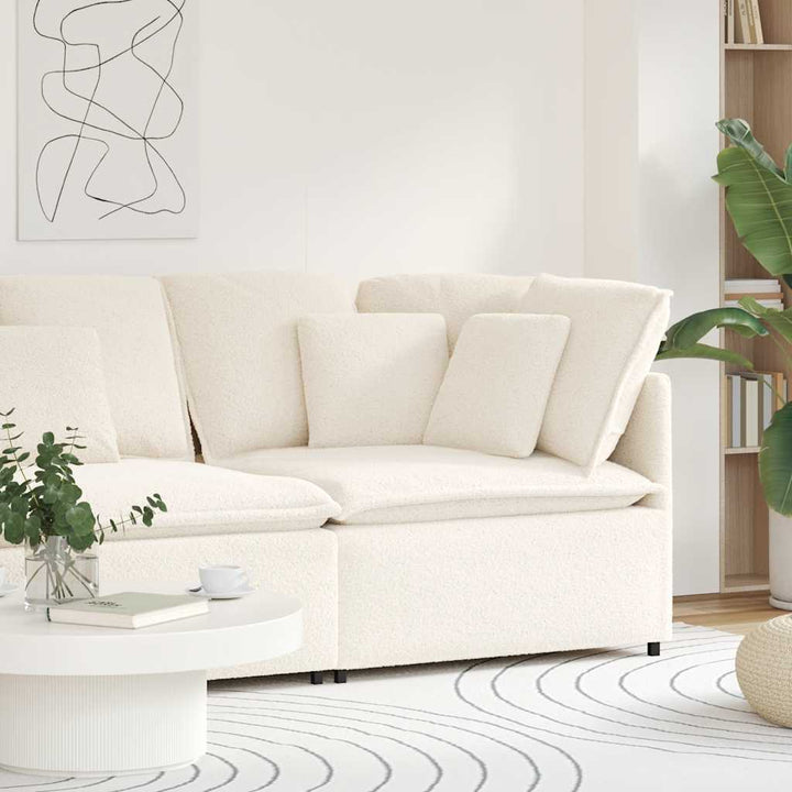 Modulär Soffa Armstödsändmodul Med Dynor 100 Cm