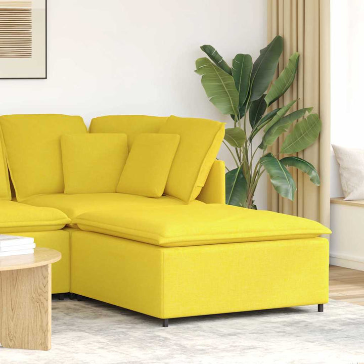 Modulär Soffa Armstödsändmodul Med Dynor 100 Cm