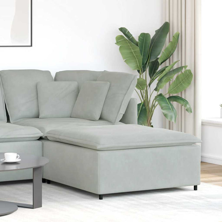 Modulär Soffa Armstödsändmodul Med Dynor 100 Cm