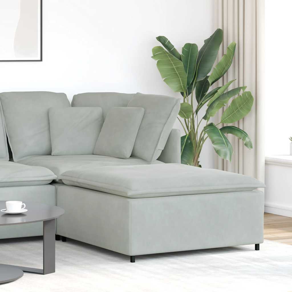 Modulär Soffa Armstödsändmodul Med Dynor 100 Cm