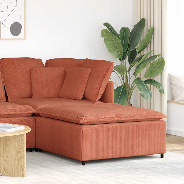 Modulär Soffa Smodul Röd Orange 100X100X48 Cm