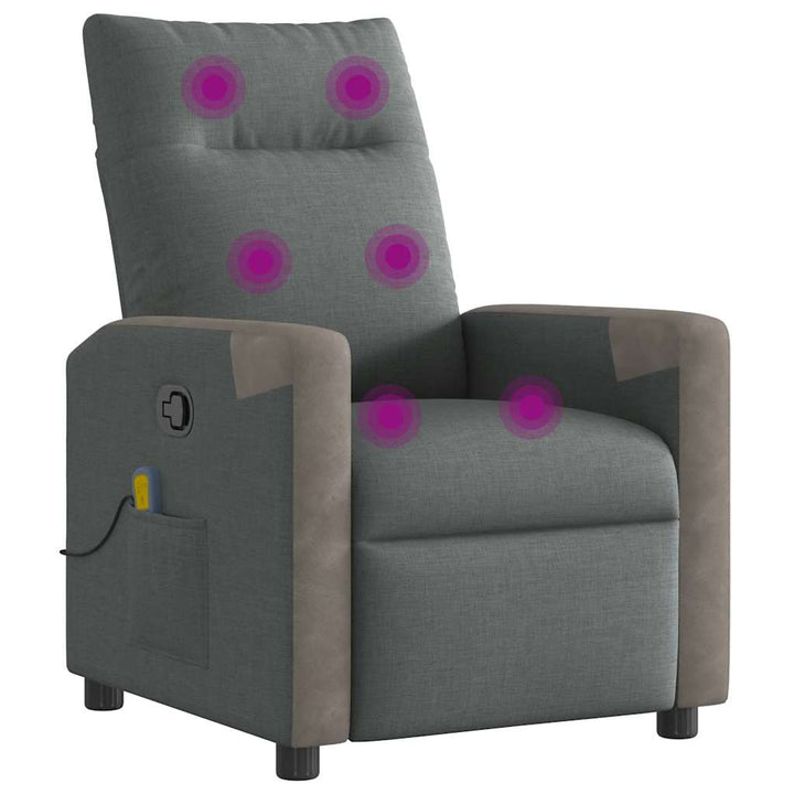 Massagefåtölj Tyg