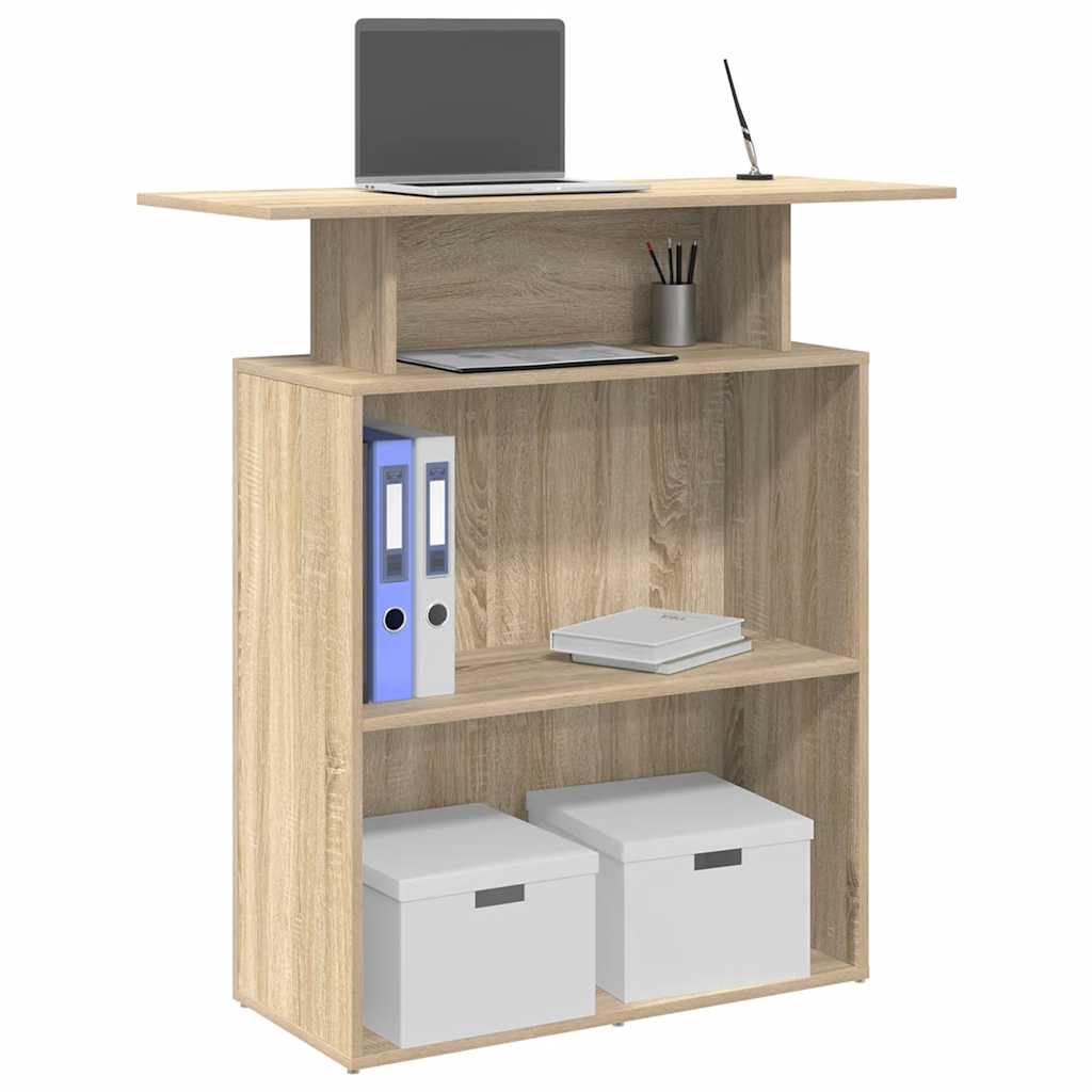 Receptionsdisk 100X40X104 Cm Konstruerat Trä