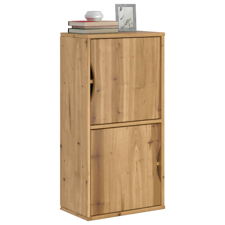 Sidoskåp Odda 40X24X79 Cm Massivt Trä Furu