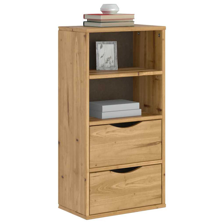 Sidoskåp Odda 40X24X79 Cm Massivt Trä Furu