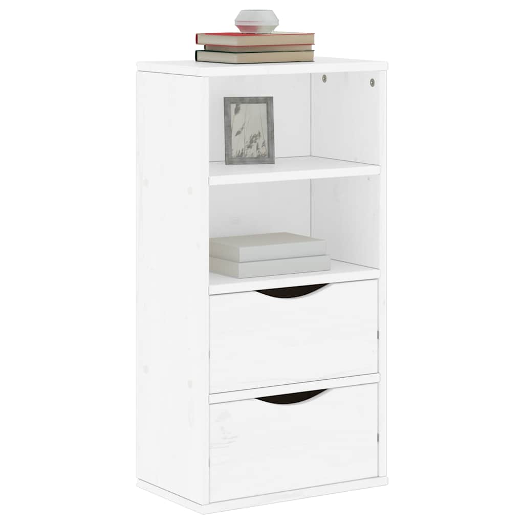 Sidoskåp Odda 40X24X79 Cm Massivt Trä Furu
