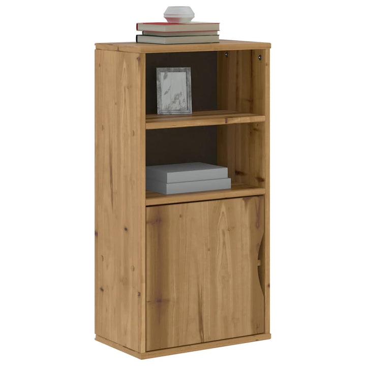 Sidoskåp Odda 40X24X79 Cm Massivt Trä Furu