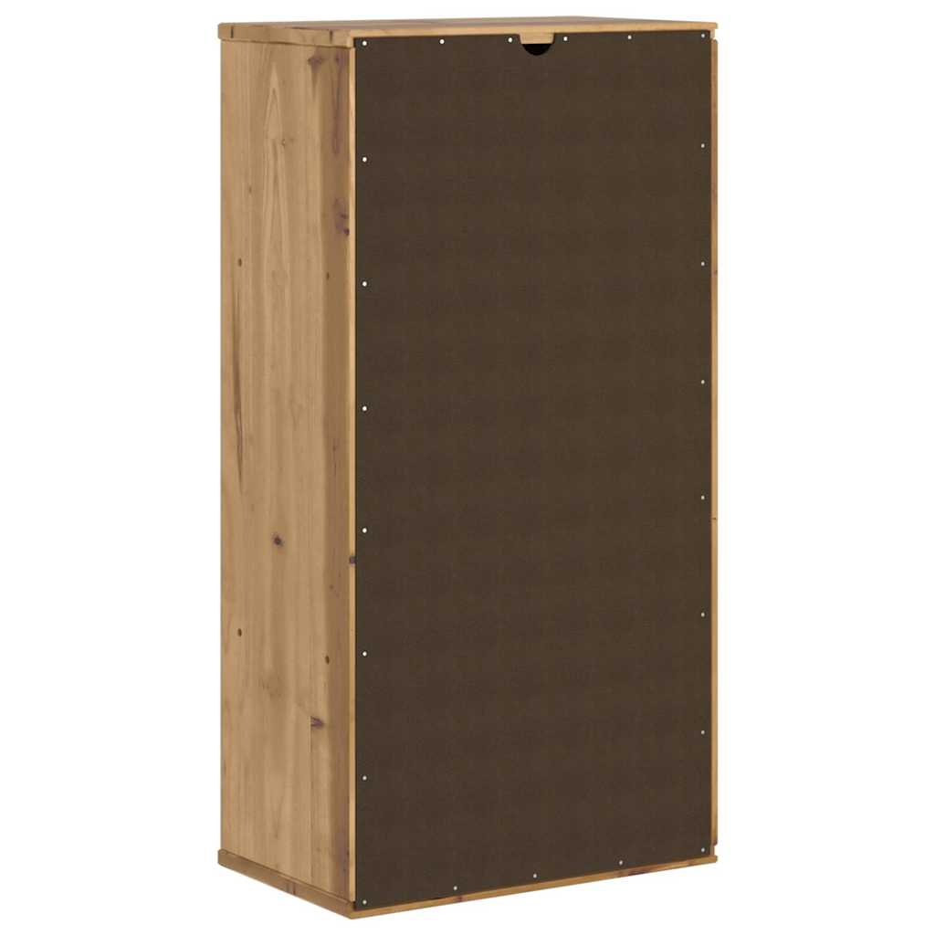 Sidoskåp Odda 40X24X79 Cm Massivt Trä Furu
