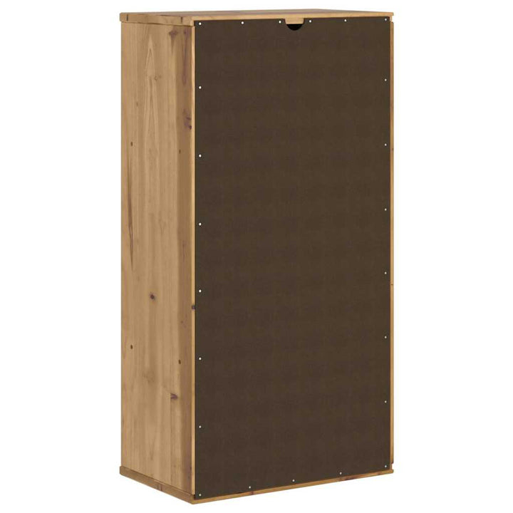 Sidoskåp Odda 40X24X79 Cm Massivt Trä Furu