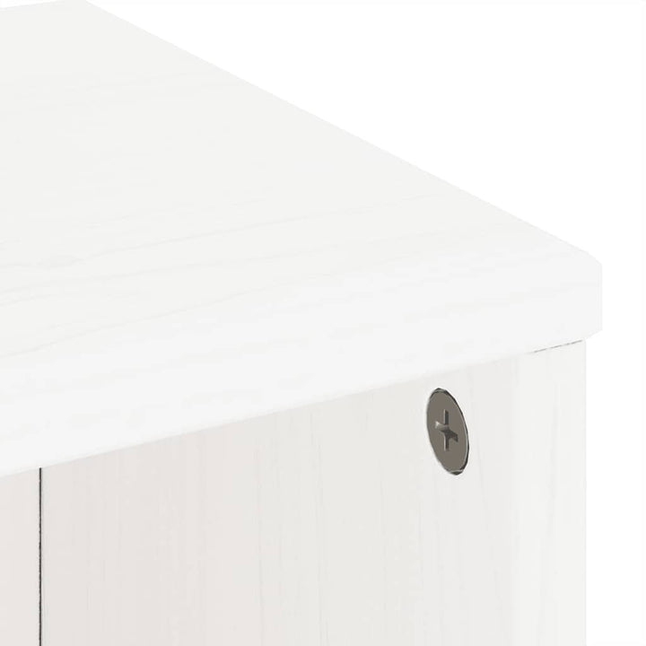 Sidoskåp Odda 40X24X79 Cm Massivt Trä Furu