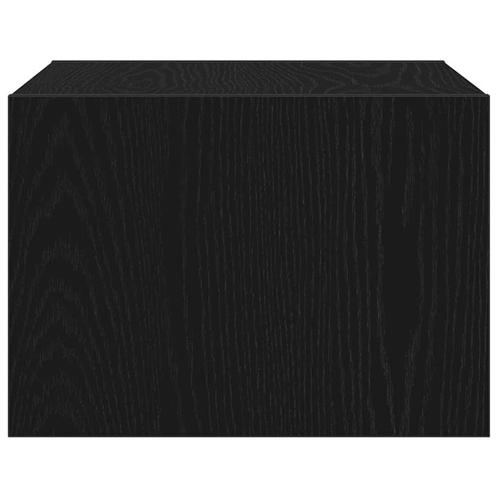 Väggmonterade Sängbord Med Led-Lampor 2 St