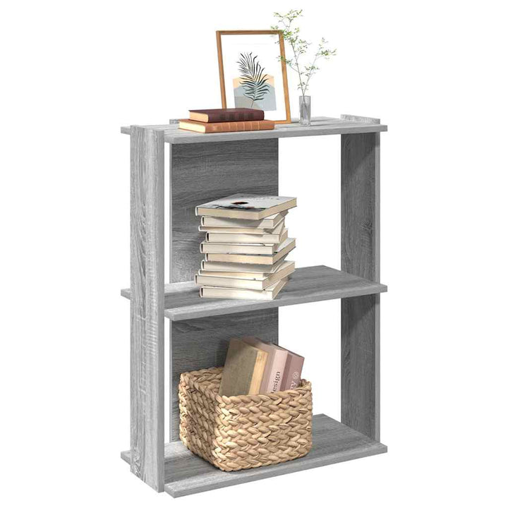 Bokhylla 3 Hyllplan Konstruerat Trä