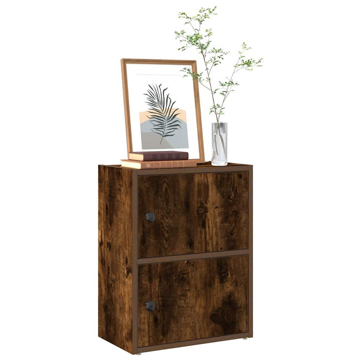 Bokhylla Åldrat Trä 40X24X Konstruerat Trä