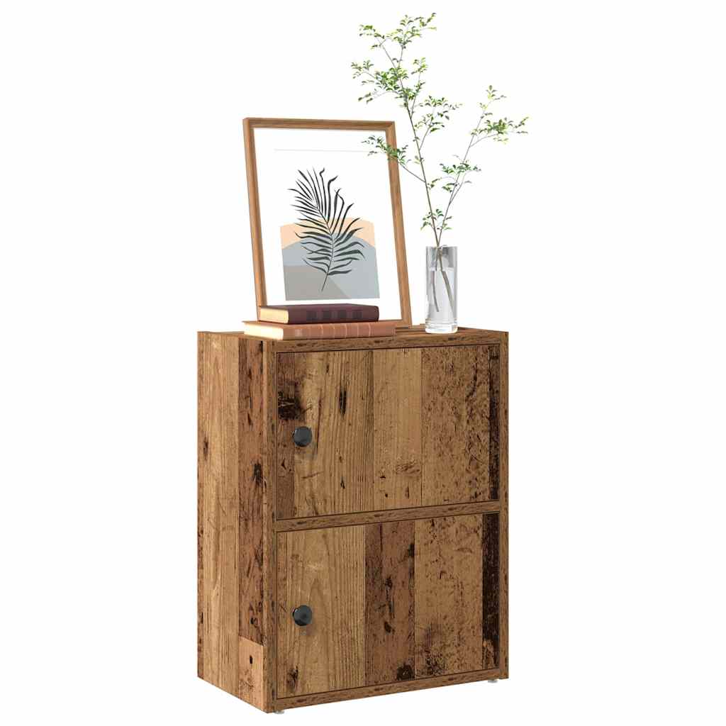 Bokhylla Åldrat Trä 40X24X Konstruerat Trä