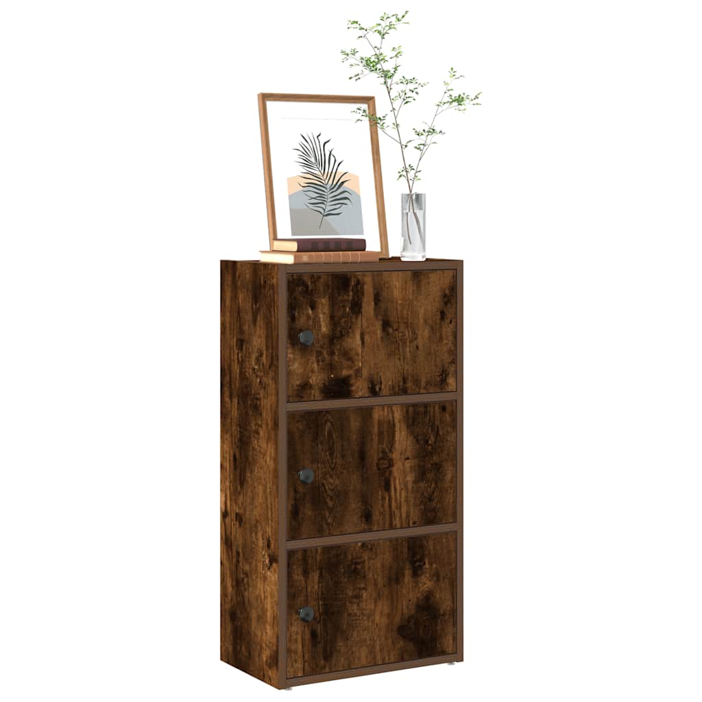 Bokhylla Åldrat Trä 40X24X Konstruerat Trä
