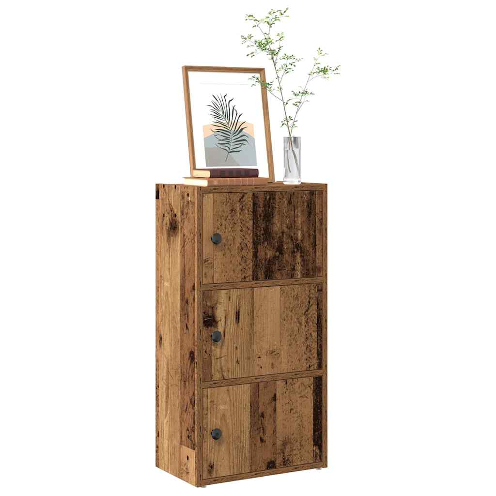 Bokhylla Åldrat Trä 40X24X Konstruerat Trä