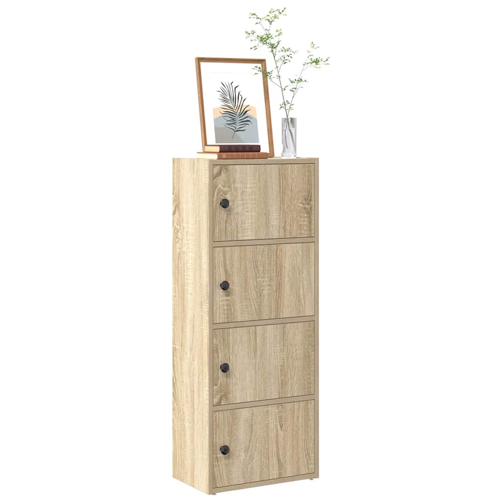Bokhylla Åldrat Trä 40X24X Konstruerat Trä