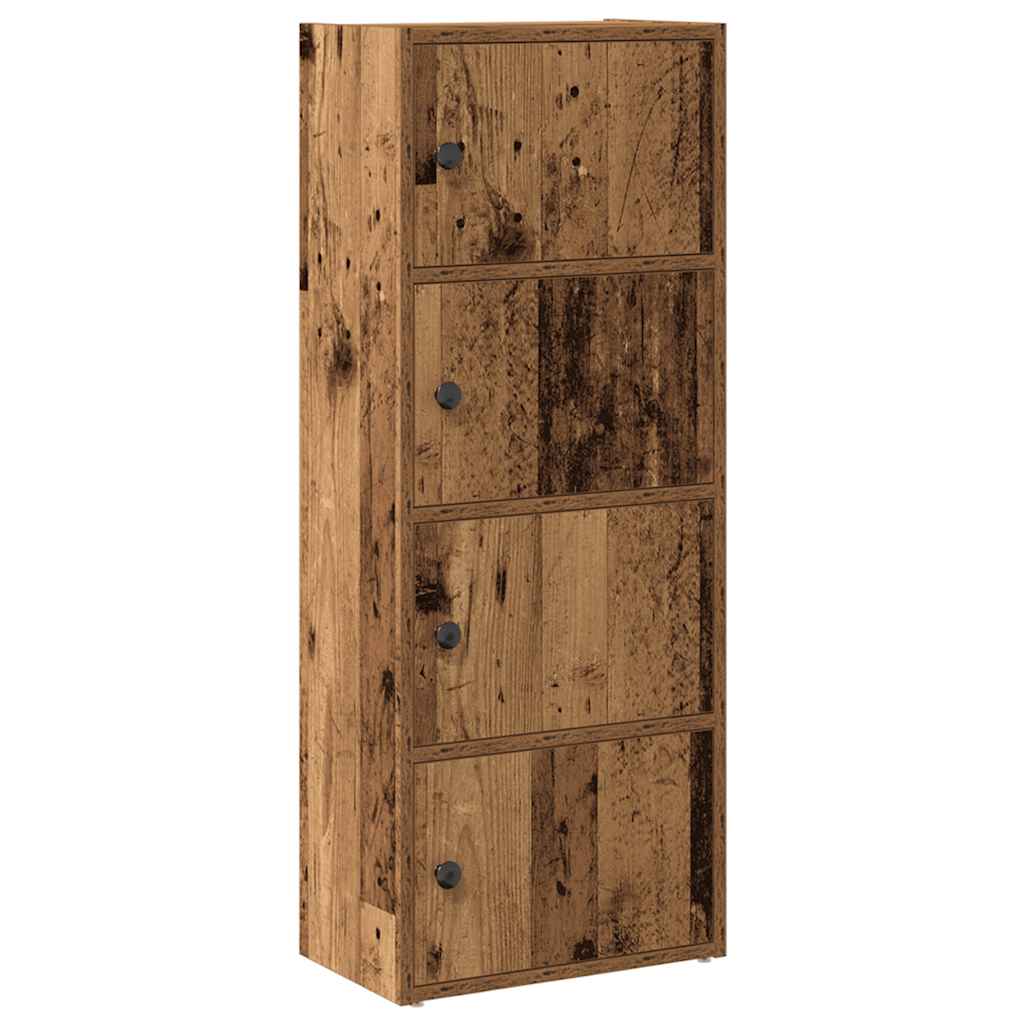 Bokhylla Åldrat Trä 40X24X Konstruerat Trä