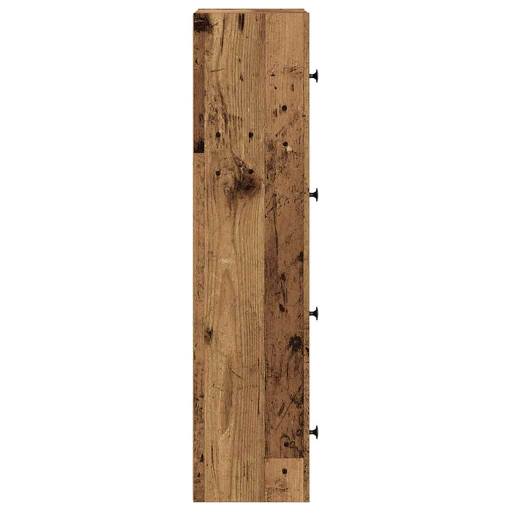 Bokhylla Åldrat Trä 40X24X Konstruerat Trä