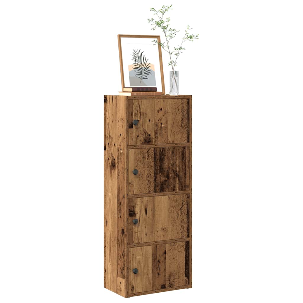 Bokhylla Åldrat Trä 40X24X Konstruerat Trä