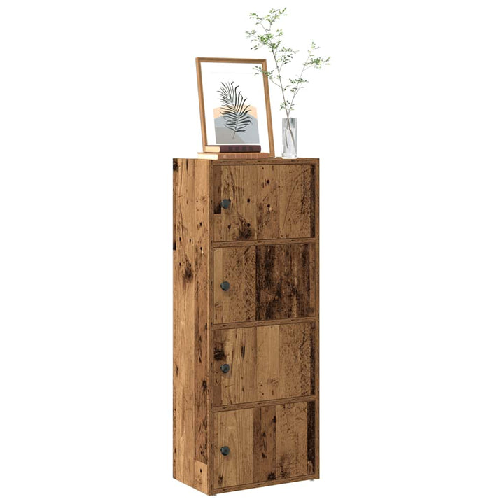Bokhylla Åldrat Trä 40X24X Konstruerat Trä