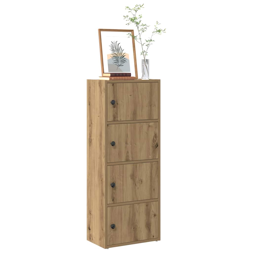 Bokhylla Åldrat Trä 40X24X Konstruerat Trä