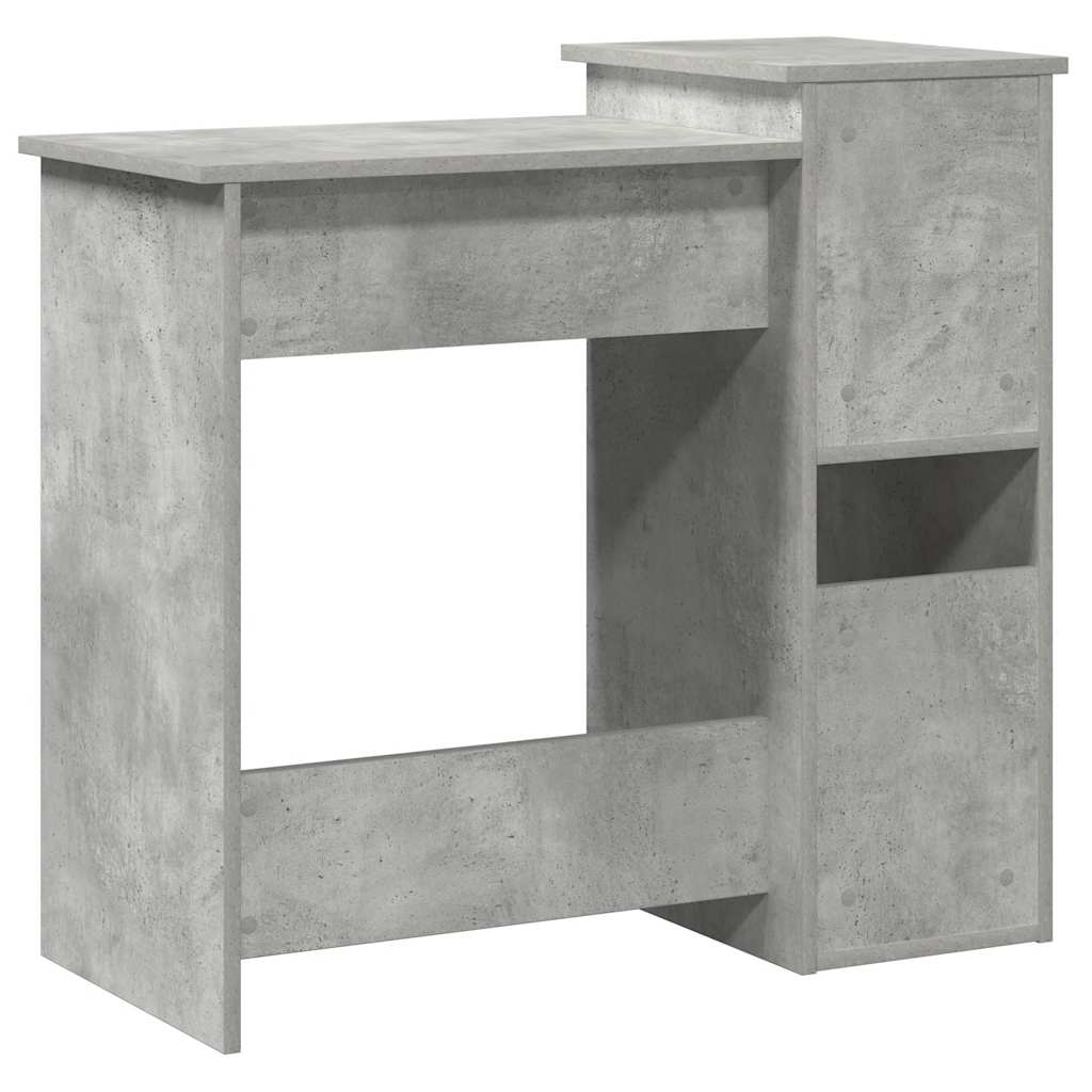 Skrivbord Med Hyllor 84X40X78 Cm Konstruerat Trä