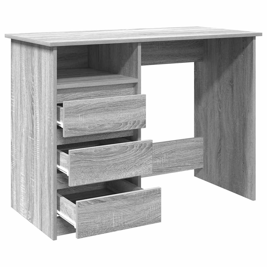Skrivbord 102X50X75 Cm Konstruerat Trä
