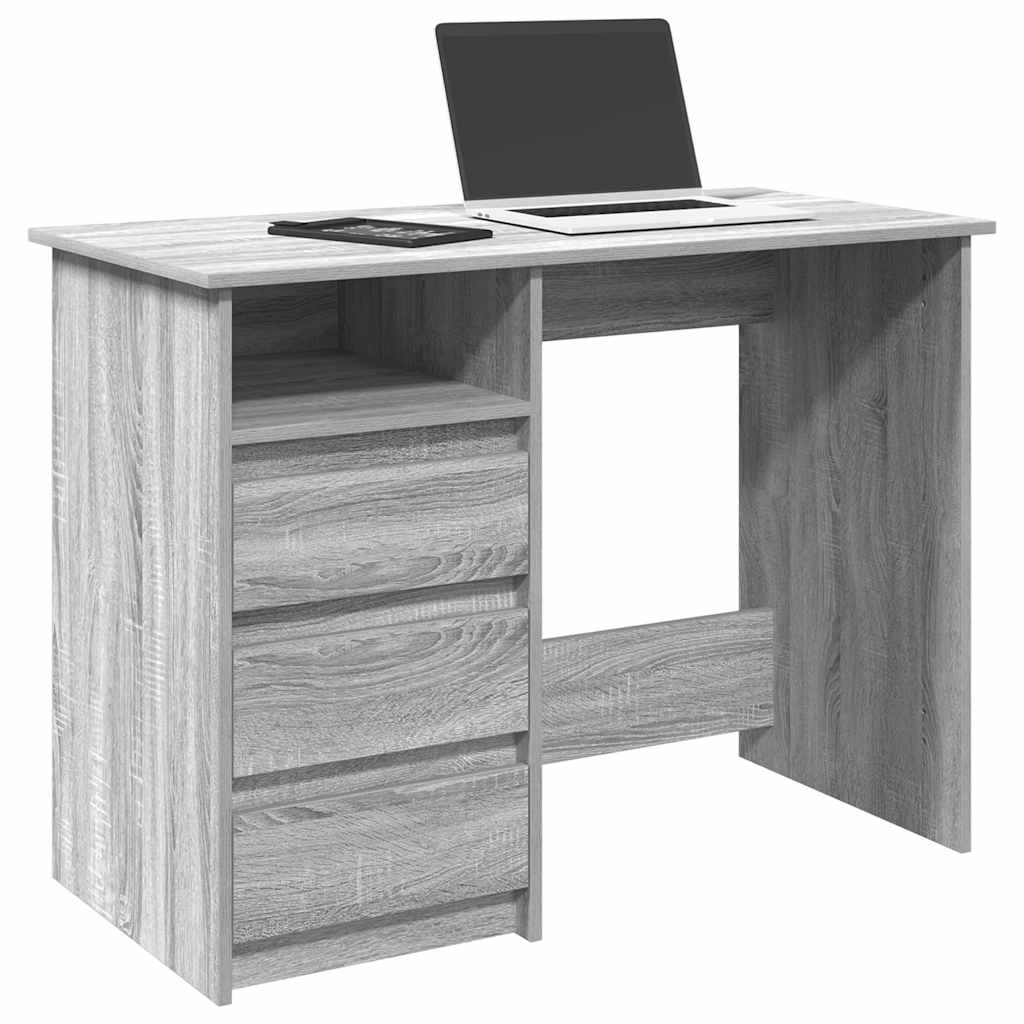 Skrivbord 102X50X75 Cm Konstruerat Trä