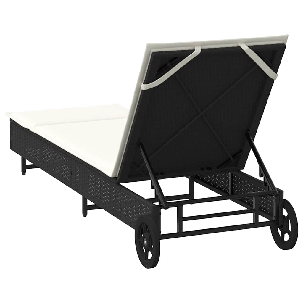 Solsäng Med Hjul Och Dyna Konstrotting