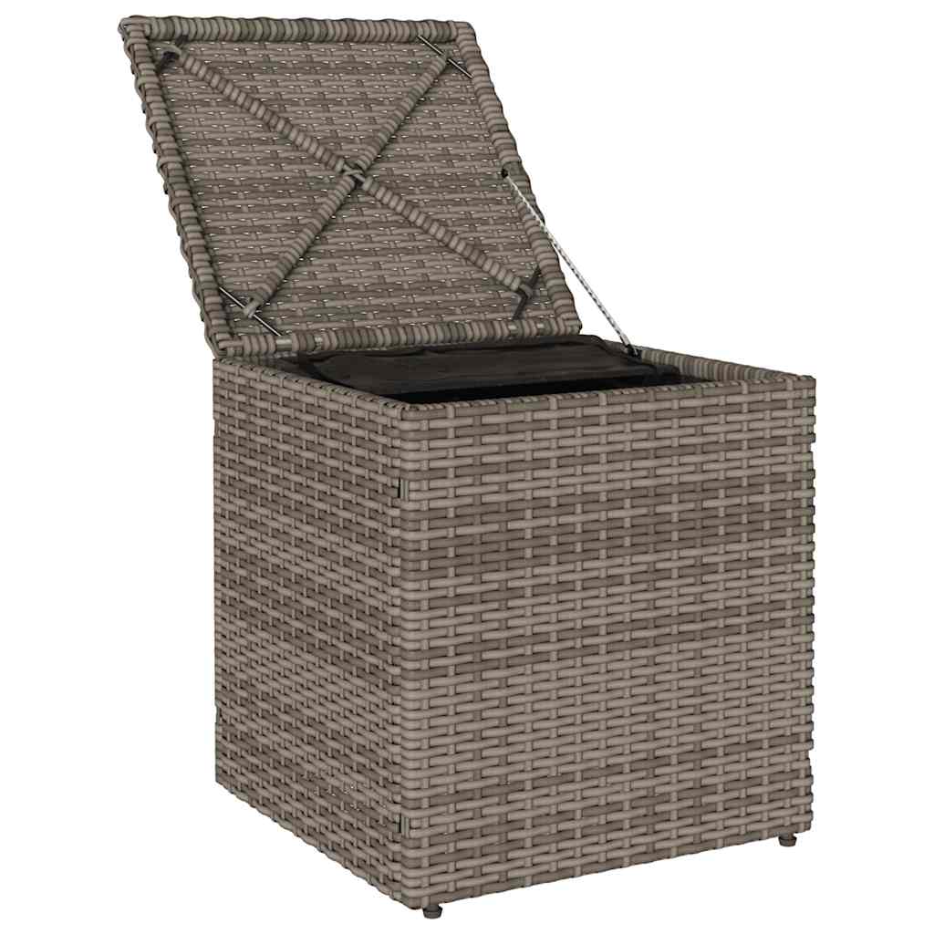 Trädgårdspallar Med Dynor 2 St 40X40X43 Cm Konstrotting