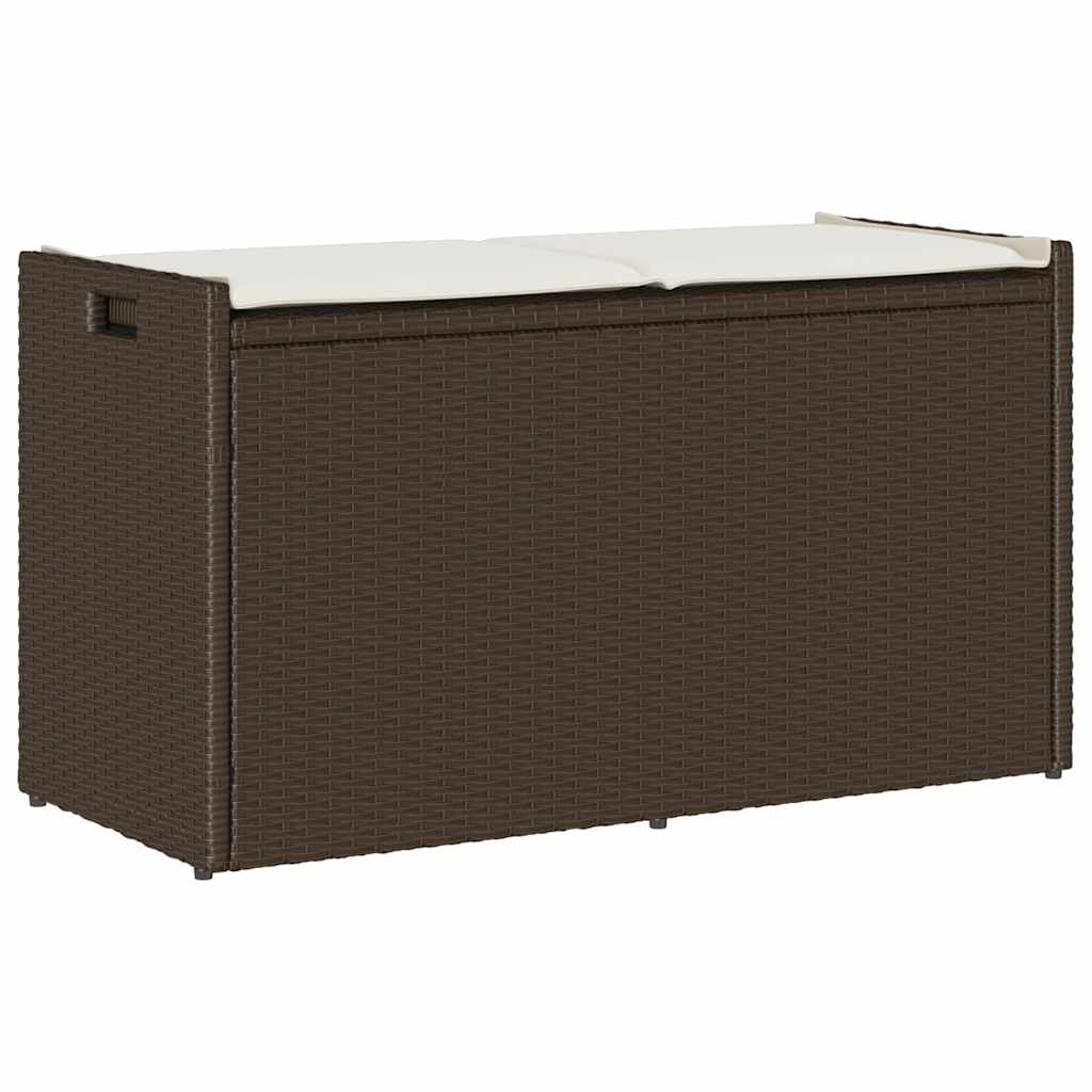 Förvaringsbänk För Utomhusbruk Dyna Beige 100 Cm Konstrotting