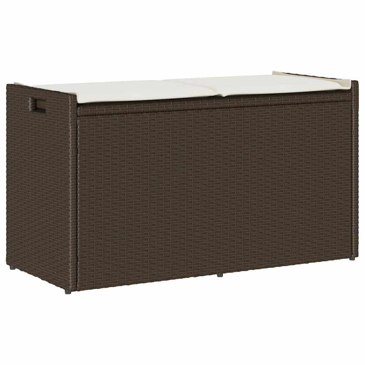 Förvaringsbänk För Utomhusbruk Dyna Beige 100 Cm Konstrotting