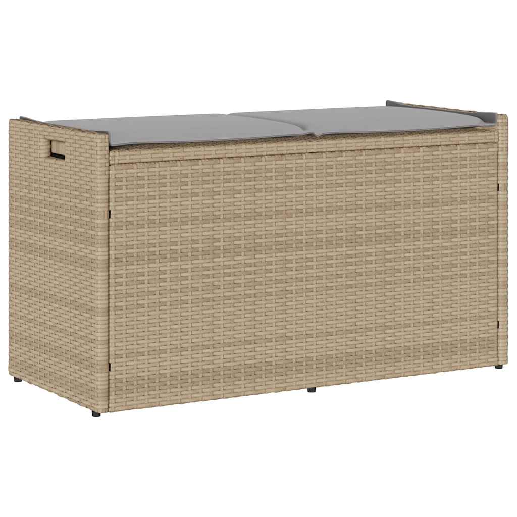 Förvaringsbänk För Utomhusbruk Dyna Beige 100 Cm Konstrotting