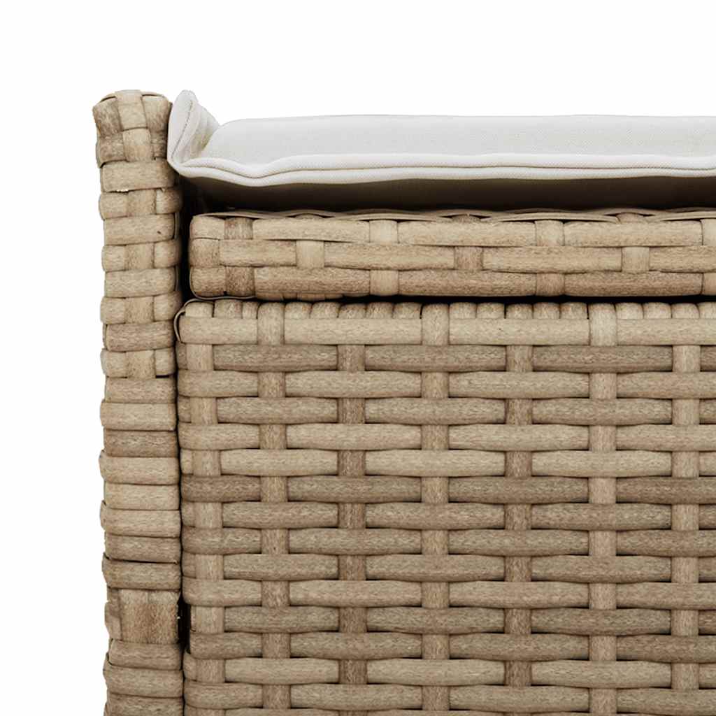 Förvaringsbänk För Utomhusbruk Dyna Beige 100 Cm Konstrotting