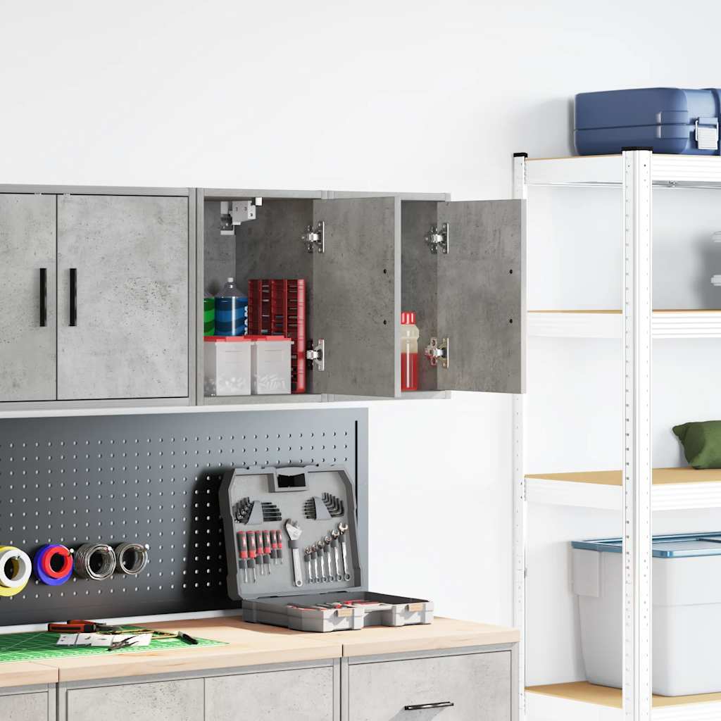 Väggskåp För Garage 2 St, Konstruerat Trä