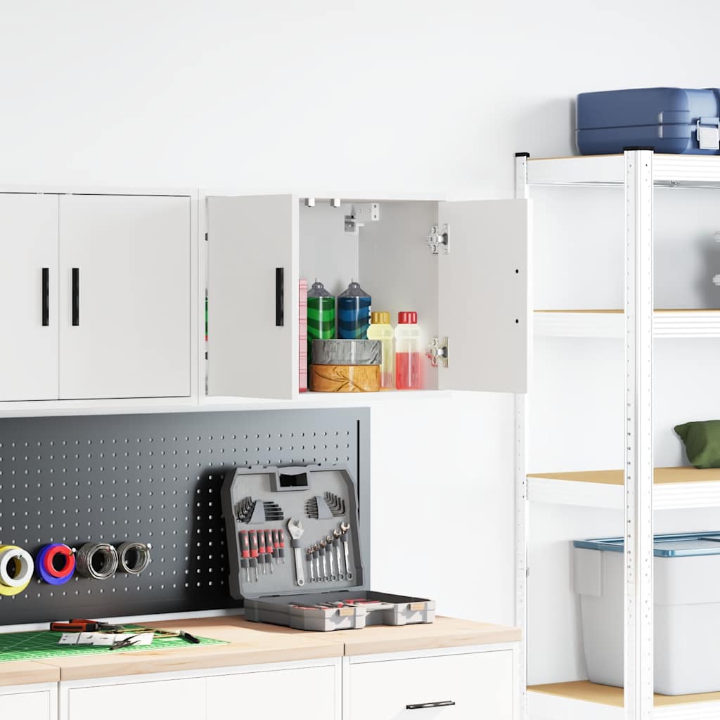 Väggskåp För Garage 2 St, Konstruerat Trä