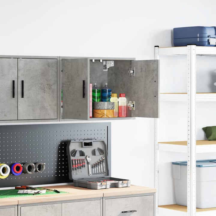 Väggskåp För Garage 2 St, Konstruerat Trä