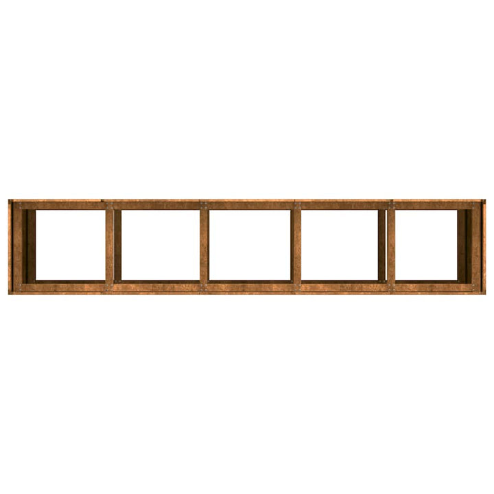 Planteringskärl Rostig 200X40X80 Cm Väderbeständigt Stål