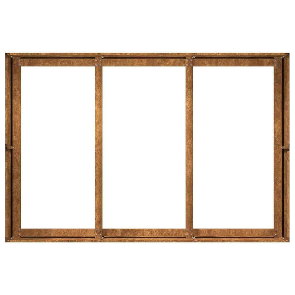 Planteringskärl Rostig 120X80X40 Cm Väderbeständigt Stål