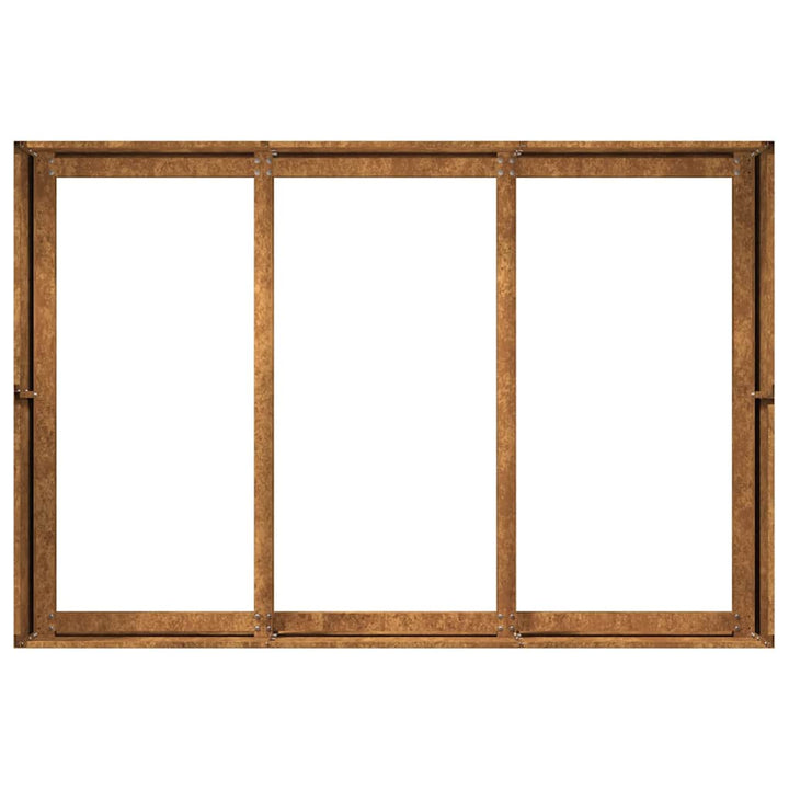 Planteringskärl Rostig 120X80X40 Cm Väderbeständigt Stål